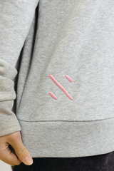 Scheef Sweater “Scheefisticated LadyLike” Grey & Pink