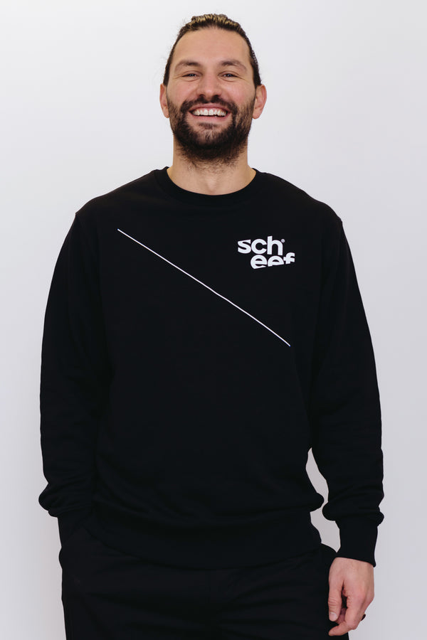 Scheef Sweater “Nr.1” Black