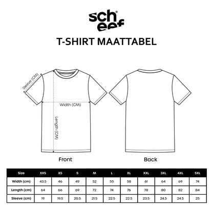 Scheef T-shirt “BASIC BLACK”