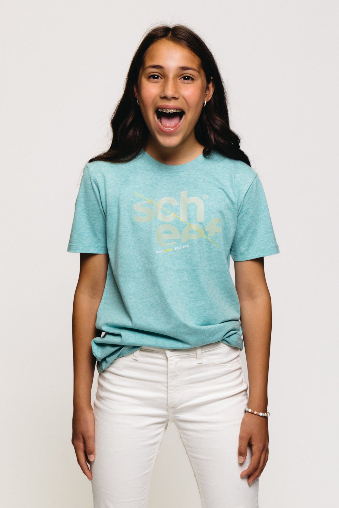 Scheef Kids T-shirt “SCHEEF, maar recht door zee”