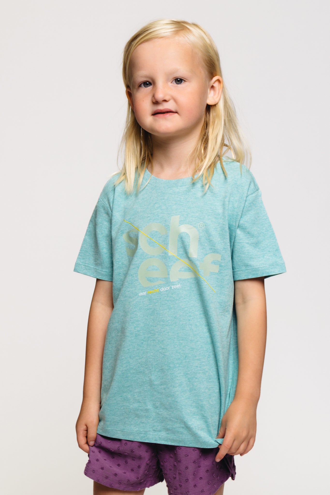 Scheef Kids T-shirt “SCHEEF, maar recht door zee”