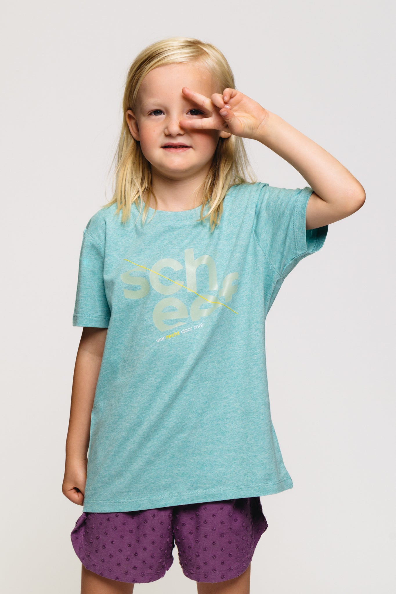 Scheef Kids T-shirt “SCHEEF, maar recht door zee”