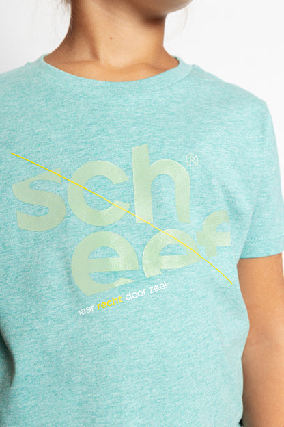 Scheef Kids T-shirt “SCHEEF, maar recht door zee”