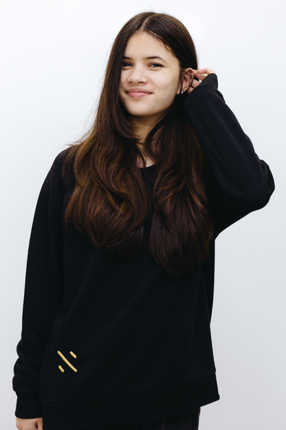 Scheef Sweater “Scheefisticated LadyLike” Black & Gold