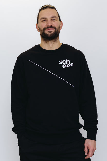 Scheef Sweater “Nr.1” Black