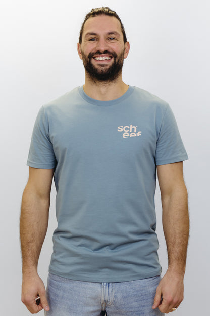 Scheef T-shirt “BASIC BLUE-ISH”