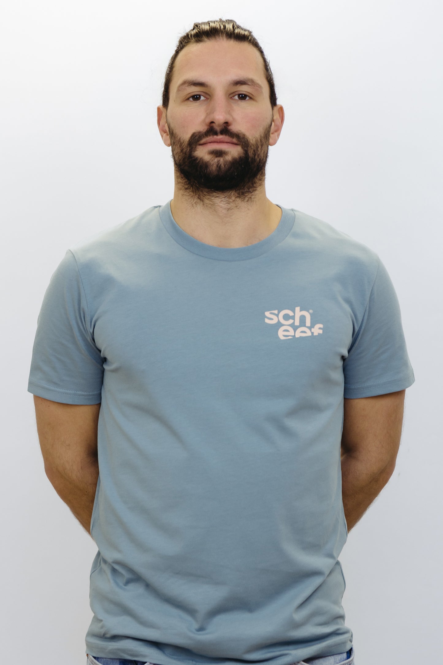 Scheef T-shirt “BASIC BLUE-ISH”