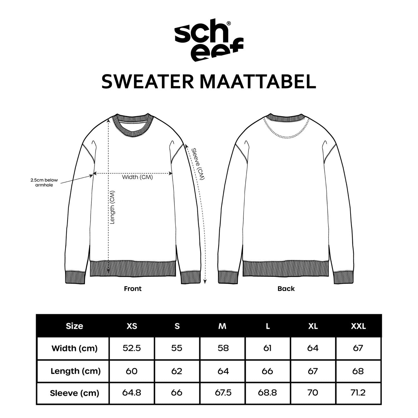 Scheef Sweater “Scheefisticated LadyLike” Black & Gold